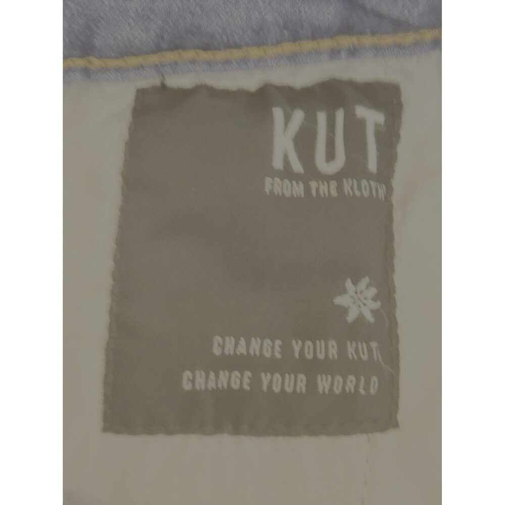 Kut From The Kloth Womens 8 Reese High Rise‎ Ankle Straight Leg Blue Denim Jeans - Picture 15 of 16